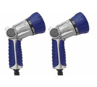 2-Pack Orbit 26700 8-Jet Max Watering Gun, Multi-Pattern Heavy-Duty Garden Hose Nozzle, 30% Increased Flow Rate