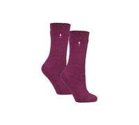 2 Pack Original Thermal Moisture Wicking Socks Heat Holders Pale Pink 4-8