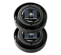 2 Pack Outdoor Solar Light Replacement Top - ABS 8cm 90g Warm White LED Module - IP65 Waterproof Garden Light Spare Parts - Solar Lamp Repair Cover