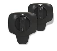 2-Pack Oven Lock Child Safety - Oven Baby Proofing Door Lock with Heat-Resistant Adhesive, No Drill - Safety Locks for Ovens/Stoves/Dishwashers to Keep Toddlers Pet Safe (Check Size for Fit) (Black)