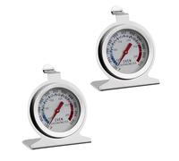 2-Pack Oven Thermometers for Inside the Oven Large Dial 50-300°c/100-600°f Stainless Steel Cooking Thermometer Instant Read Kitchen Thermometer Oven Temperature Gauge