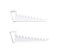 2 Pack Over the Door Valet Hook Space Saver Holds 10 Hangers Hanging System Closet Storage Organizer Laundry Ironing Rack Suits - Coats - Dresses Shirts Robes Closet Multi Purpose Hook