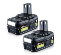 2 Pack P108 5.5AH Replacement for Ryobi 18V Battery Compatible with Ryobi Battery P102 P103 P104 P105 P106 P107 RB18L50 RB18L40 RB18L25 RB18L15 RB18L13