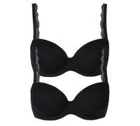2 Pack Padded Bra Romance by Nina von C. 16 511 648 0 32-40 A-D Black and White