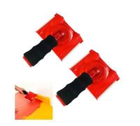 2 Pack Paint Edger Tool, Professional Painting Cutting in Tool with 2 washers Pads, Smooth Glide Wheel Edge Painting Tool for Walls and Ceilings, Painting Tools for DIY and Professionals