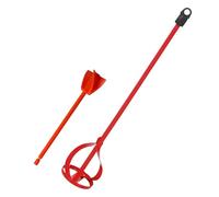 2 Pack Paint Mixer for Drill Suitable Epoxy Resin Mud Cement and More Power Stirring Tools 1 to 5 Gallon Buckets Easy Clean Screwdriver Rechargeable (Red, 42x8cm)