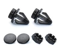 2 Pack Parcel Shelf Clips, 799161KA2A Parcel Shelf Clips Fit for Nissan Juke 2010 to 2014, Rear Luggage Fastening Brackets Black