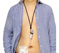 [2 Pack] PD Transfer Set Holder Peritoneal Dialysis Cather Lanyard Accessories Shower Protector for Safety Support Secure Catheter Feeding Tube Peg Tube G-Tube Adults Men Women Patients Black