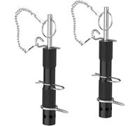 2 Pack Perimeter Trip Alarm - 209 Primer Camping Trip Wire Alarm Device, Perimeter Defense Device, Early Warning Security System for Camping and Property Safety (Black)