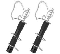 2 Pack Perimeter Trip Alarm - 209 Primers Camping Trip Wire Alarm Device, Black Perimeter Defense Device, Early Warning Security System for Camping and Property Safety