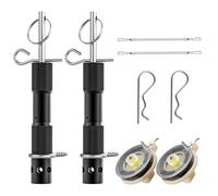 2 Pack Perimeter Trip Alarm with Trip Wire - 209 Perimeter Camping Trip Wire Alarm Device, Black Perimeter Defense Device, Early Warning Security System for Camping and Property Safety