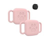 2-Pack Pet Case for LIVERO GFP6 - Protective Waterproof Silicone Cover,toergy GPS Finder Sleeve, Anti-Lost Safety Design, Dog Collar & Cat Loop Holder, Pink