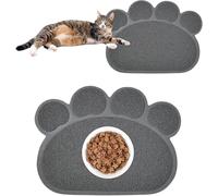 2-Pack Pet Feeding Mats,45x60cm - Non-Slip Waterproof Food Tray for Dogs and Cats, Washable Floor Protector for Bowls