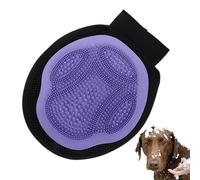 2-pack Pet Grooming Shampoo Brush, Dog Grooming Glove, Pet Bath Brush & Massage Glove, Double-Action Shedding Control, For Long/Short-Haired Cats & Dogs