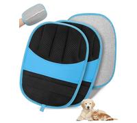 2 Pack Pet Hair Removal Glove - Electrostatic Magic Brush Gloves Pet Hair for Dogs and Cats, The Magic Brush Pure Path Yomi Pet Grooming Needs, Fur Remover for Furniture, Clothes, Car Seats (Blue)