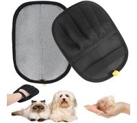 2-Pack Pet Hair Remover Gloves - Reusable Grooming Gloves for Dogs & Cats, Static Electricity Fur Removal Mitts for Furniture, Car,
