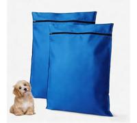 2 pack Pet Laundry Bag for Washing Machine Petwear Wash Bag- Keep Your Washing Machine Free from Hair - Ideal for Dogs, Cats, Horses's Towels, Blankets, Toys, Harness & More(royal blue)