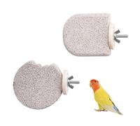 2 Pack Pet Rock Lava Ledge Ice Cream Shaped Bird Perches