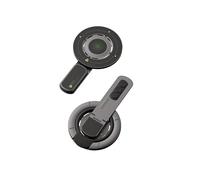 2-pack Phone Grip Stand,3-in-1 Magnetic Silicone Finger Ring Holder with Double-Sided Magnet,Fidget Toy Design，Relieve emotions and stress,suitable for all mobile phones with a magnetic riring (black)