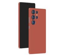 2 Pack Phone Sticker for Galaxy S25 Ultra, Full Skin Wrap Protective Film Cover Ultra Thin Vinyl Decal Compatible with Samsung (Brick Red)