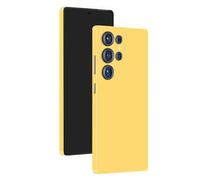 2 Pack Phone Sticker for Galaxy S25 Ultra, Full Skin Wrap Protective Film Cover Ultra Thin Vinyl Decal Compatible with Samsung (Yellow)