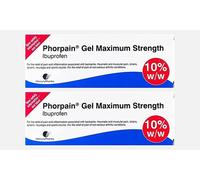 2- Pack Phorpain 10% Gel - Pain Relief Gel - Anti Inflammatory Sprains