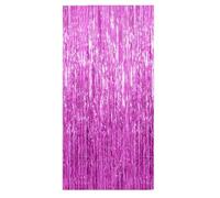 2 Pack Photo Booth 3FT x 8FT Foil Curtain Background Streamers for Birthday Party, Wedding, Graduation, Christmas Decorations Event Horizon Dvd (1X2M)