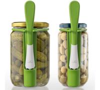2 Pack Pickle Fork Pickle Grabber Tool-Pickle Picker for the jar, Kitchen Gadgets Pickle Gifts Suitable for Olives Green