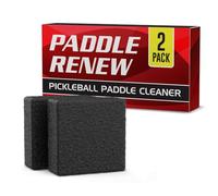 [2-Pack] Pickleball Paddle Cleaner and Eraser for Carbon Fiber Pickle Ball Paddle - Erase Stains & Scratches - Increase Grit Restore Spin - Safe & Easy Cleaning for Any Carbon Fiber Racquet