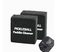2 Pack Pickleball Paddle Eraser Pickle Ball Racket Cleaner Removes Ball Residue, Dirt, Enhanced Spin Performance, Latex-Free, Scratches, Universal Compatibility