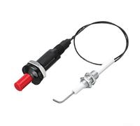 2-Pack Piezo Igniter Kit for Gas Grills Stoves Ovens Fireplaces Heaters - 18 Kv High-Voltage Spark Starter with 50 Centimeter Cable Pp Plastic Housing -20°c for 120°c