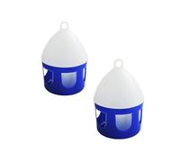 2 Pack Pigeon Feeder, 2L Large Capacity Automatic Pigeons Waterer, Removable Spill-Proof Birds Drinker, Rotatable Pigeon Feeder Water Dispenser for Pet Parrots Water Cage Accessories, Poultry Farming