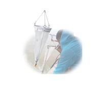 2 Pack Plankton Net, 64/112μm Fine Mesh, 125/200 Mesh，The network length is 23.62 inches, and the network diameter is 8.27 inches，for Aquaculture Companies(13#)