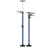 2 Pack Plasterboard Support Props, 115-290cm Telescopic Poles | Drywall Ceiling Support, Up to 40Kg Load, Double Safety Locking, Acrow Lifter Tensioner Pole