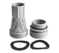 2 Pack Plastic Pool Hose Connector Set with Long and Short Filter Adapter Interface for Intex Swimming Pools