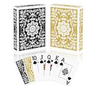 2 Pack Playing Cards Deck of Cards Professional Poker Set Black Gold