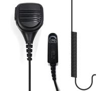 (2-Pack) PMMN4021 Speaker Shoulder Microphone Compatible for Motorola HT750 HT1250 HT1550 GP328 GP338 GP388 MTX850 MTX850LS MTX950 MTX1500 MTP700 Two-Way Radio 3.5mm