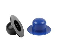 2-Pack Pool Plugs for Intex & Bestway Above Ground Pools - Compatible with Models 28270, 28271, 28272, 28273, 26700 - Blue and Black Wall Plug Filter Pump Strainer Hole Stoppers