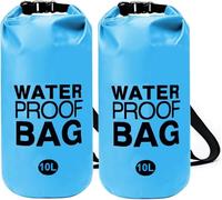 2-Pack Pool Step Weights, 10L Heavy-Duty Pool Ladder Weights for Above-Ground Pools, 500D No-Break Waterproof Sand Bags, Easy & Quick Fill for Secure Pool Steps (Sky Blue)