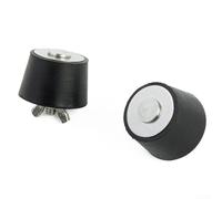 2 Pack Pool Winterizing-Plugs Rubber Expansion Drain Pipe Seals for Skimmers Returns Cleaner Lines Leak Proof Freeze Protection Black(25mm)