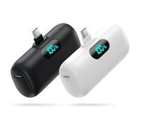 [2-Pack]Portable Charger for iPhone 17/16/15,Mini Power Bank 5000mAh PD USB C Portable Phone Charger,Travel Essential Battery Pack for iPhone 17/17 Air/16/16 pro/15/15 pro Max/Android/Samsung/Moto/LG