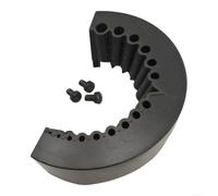 2 Pack Portable Semicircular Sharpening Tool for Drill Bits(black) | Suitable for HSS and Carbide Types, Angle Grinder Attachment for Home Use, Sturdy ABS Design