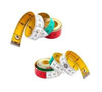 2 pack Portable Tailors Measuring Tape Dual Sided Tape for Dressmaking, Fabric & Clothes Measurement Flexible Tape Measure for Body Measurements,for Dressmakers Sewing Accessories