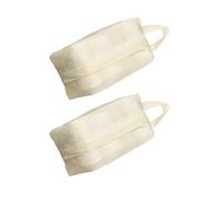 2 Pack Portable Travel Organizer Washable Cloth Multipurpose Carry Bag Everyday Use Wash Fabric Storage Case