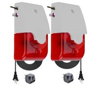 2 Pack Power Failure Alarm and Power Back Alarm with Function Switchable, 0~120dB Adjustable Audible/Visual Monitor, Power Monitoring System Perfect for GFI/GFCI Trips, Freezer, Pump, Aquarium