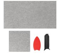 2-Pack Premium Felt Pressing Mat Set with Storage Bag - Heat-Resistant Ironing Pads for Quilting, Sewing & Crafting, Durable Wool Pressing Mats, 17" x 30"&10" x 10"