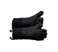 (2 Pack) Premium Oven Mitts Up To 350C - Extreme Heat Resistant Silicone Grill Gloves, BBQ Oven Mitts, Extra Long Oven Gloves