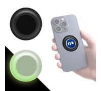 2 Pack Princess Medallion Holder Sticker for iPhone, Android & More - Princess Cruise Phone Accessory, Fits 2025 Medallion (Black&Luminous Green)