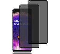 [2 Pack] Privacy Screen Protector Compatible with OPPO Find X5 Lite 5G, Privacy Tempered Glass Screen Protector, Anti-Peep 9H Hardness Tempered Glass, Anti-Spy Privacy Protector Film [Anti-scratch]