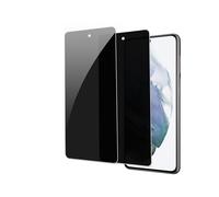 [2 Pack] Privacy Screen Protector for Samsung Galaxy s21,Anti-Spy Tempered Glass Film, Fingerprint Recognition, 9H Hardness, Anti Scratch, Anti Fingerprint